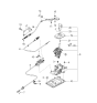 Diagram for 2005 Kia Sorento Shift Cable - 467673E000