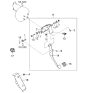 Diagram for 2003 Kia Sorento Brake Light Switch - 938103E000