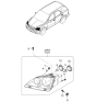 Diagram for 2006 Kia Spectra Headlight Bulb - 1864428087