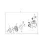 Diagram for 2003 Kia Sorento A/C Clutch - 976433E201