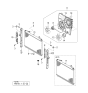 Diagram for 2005 Kia Sorento Fan Blade - 253803E600