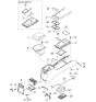 Diagram for 2007 Kia Sorento Armrest - 846403E051CY