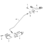 Diagram for Kia Clutch Slave Cylinder - 417103E110