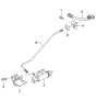 Diagram for 2003 Kia Sorento Clutch Slave Cylinder - 417103E110