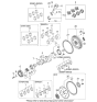 Diagram for Kia Amanti Crankshaft Gear - 2312035701