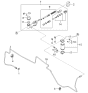 Diagram for 2003 Kia Sorento Hydraulic Hose - 416313E110