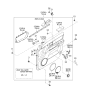 Diagram for 2004 Kia Sorento Fuel Door Switch - 935503E010GW