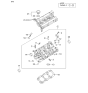 Diagram for 2003 Kia Sorento Oil Filler Cap - 2651038000