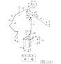 Diagram for Kia Sorento Washer Pump - 98510FD100