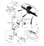 Diagram for 2004 Kia Sorento Ashtray - 845513E000