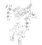 Diagram for Kia Sorento Transfer Case Mount - 218423E630