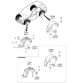 Diagram for 2004 Kia Sorento Wheelhouse - 868113E010