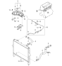 Diagram for 2003 Kia Sorento Cooling Hose - 254123E200