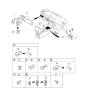 Diagram for 2008 Kia Amanti Seat Heater Switch - 937003F10594