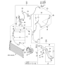 Diagram for 2006 Kia Amanti A/C Compressor - 977013F400