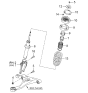 Diagram for Kia Amanti Shock Absorber - 546113F800