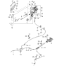 Diagram for Kia Amanti Parking Brake Cable - 597603F100