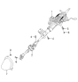 Diagram for 2009 Kia Amanti Steering Shaft - 564003F300