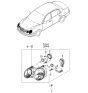 Diagram for Kia Amanti Headlight Cover - 921403F000