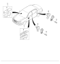 Diagram for Kia Amanti Power Window Switch - 935753F555VA
