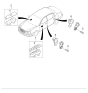 Diagram for 2006 Kia Amanti Power Window Switch - 935753F555VA