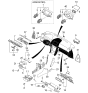 Diagram for 2006 Kia Amanti Steering Column Cover - 848503F00027