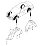 Diagram for Kia Amanti Wheelhouse - 868123F500