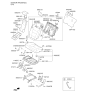 Diagram for 2010 Kia Sorento Armrest - 899001U010SAL