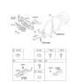 Diagram for 2011 Kia Sorento Dash Panels - 841201U000