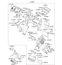 Diagram for 2013 Kia Sorento Evaporator - 971391U000