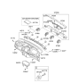 Diagram for 2010 Kia Sorento Air Bag - 845301U500