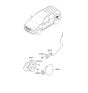 Diagram for 2012 Kia Borrego Fuel Door Release Cable - 957202J000