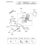 Diagram for 2009 Kia Sorento Seat Heater - 883901U060