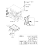 Diagram for 2009 Kia Sorento Oil Pan - 215102G002