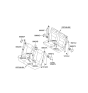 Diagram for Kia Sorento Seat Belt - 898101U510VA