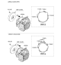 Diagram for 2009 Kia Sorento Transmission Assembly - 450003BER0