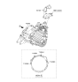 Diagram for Kia Sorento Transmission Assembly - 4300024790