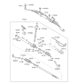 Diagram for 2010 Kia Sorento Rack And Pinion - 577000W100