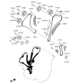 Diagram for 2009 Kia Sorento Timing Chain Tensioner - 244103CAA0