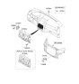 Diagram for Kia Sorento Ambient Temperature Sensor - 972801U051