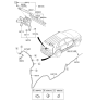 Diagram for Kia Sorento Windshield Washer Nozzle - 989302P000