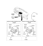 Diagram for 2009 Kia Sorento Antenna Cable - 965951U000