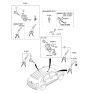 Diagram for Kia Borrego Car Key - 819962J700