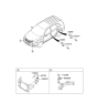 Diagram for Kia Sorento Horn - 966302P001