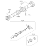 Diagram for Kia Drive Shaft - 493001U000