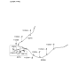 Diagram for Kia Sorento Parking Brake Cable - 597502P000