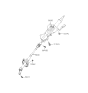 Diagram for 2012 Kia Sorento Steering Column - 563101U100