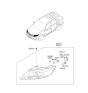 Diagram for 2009 Kia Sorento Headlight - 921021U000