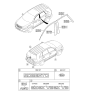 Diagram for 2008 Kia Sportage Emblem - 863531F500