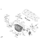 Diagram for Kia Sportage Engine Cover - 292402G700